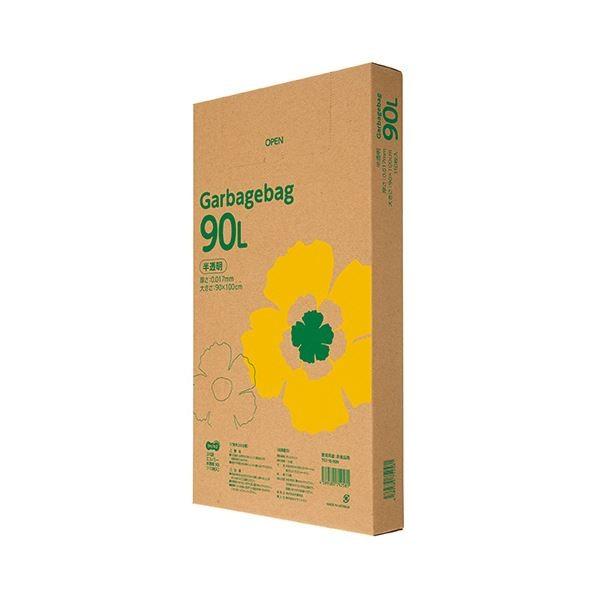 沸騰ブラドン TANOSEE 1(550枚：110枚×5箱) BOXタイプ 90L 半透明 ゴミ袋エコノミー ポリ袋、ビニール袋