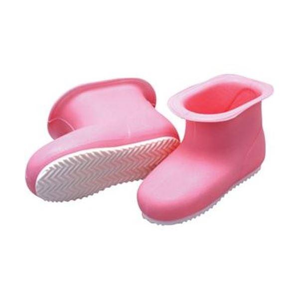 (まとめ)ミツギロンカレンナブーツ(26cm)ピンク BT11P 1足(×10)