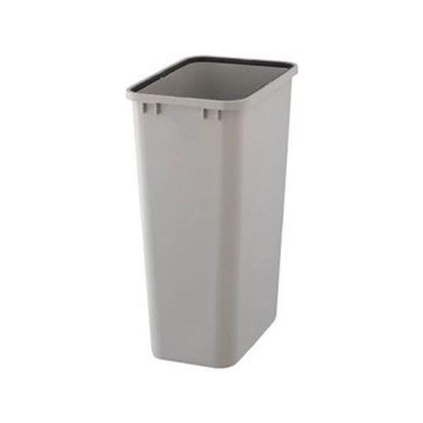 ゴミ箱 | (まとめ)TRUSCO PPペール角型 本体73L グレー TPPK70GY 1個(フタ別売)(×3)