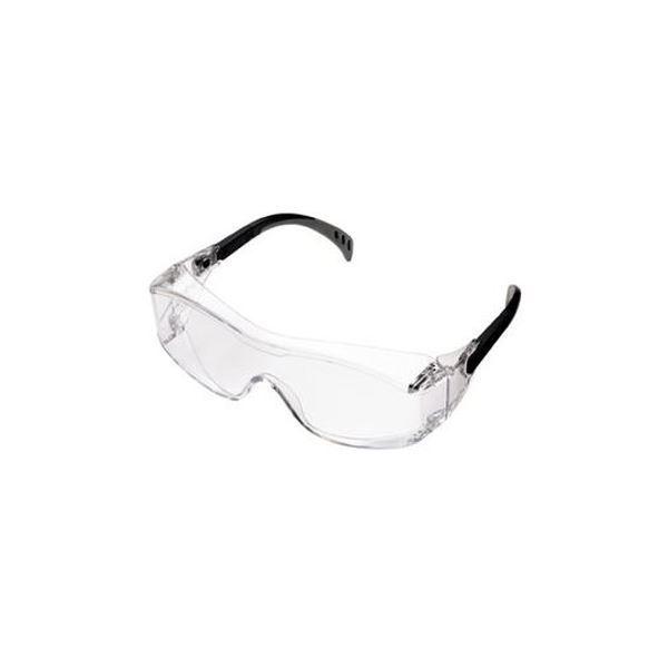 (まとめ)ミドリ安全 保護メガネ オーバーグラス MP960 防曇(×10)
