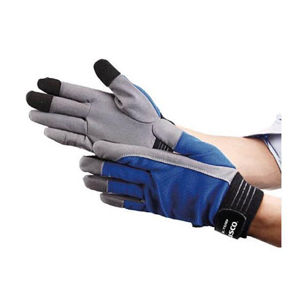 大勧め (まとめ) TRUSCO グリッピング人工皮革手袋 XTGRIP フィンガータイプ LL XTGRIPFLL 1双 (×5) 使い捨て手袋