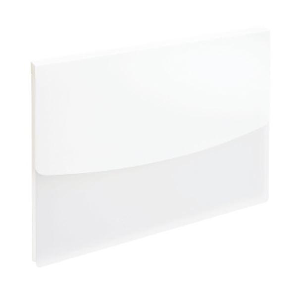(まとめ) ライオン事務器 ホルダーファイル(ビジカル) フタ付 A4ヨコ 235×313mm 背幅16mm ホワイト PH12BF 1冊 (×30)