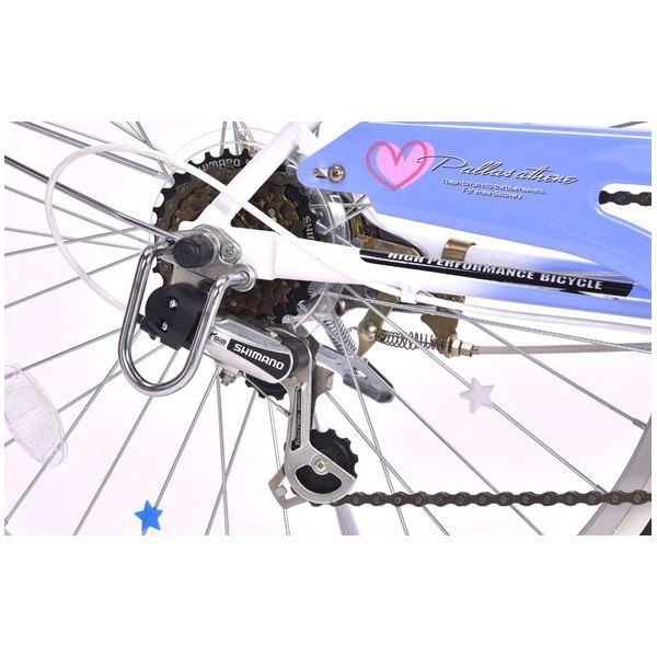 自転車(シティーサイクル) | M804F 子供用自転車24・6SP・オートライト ラベンダーブルー mm 自転車 シティーサイクル M804F 子供用自転車24 6SP オートライト ラベンダーブルー