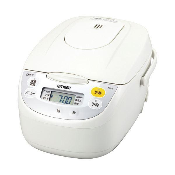 タイガー魔法瓶 1台 マイコン炊飯ジャー 炊きたて 5 5合 炊飯器 ホワイト Jbhg101w 1