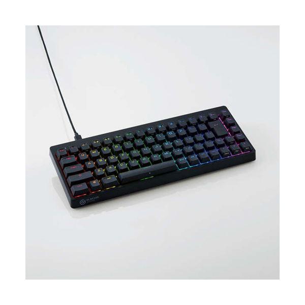 エレコム ゲーミングキーボード Vcustom VK300T キータイプ:茶軸(タクタイル) TKVK300TBK 1台 タクタイル エレコム ゲーミングキーボード Vcustom VK300T キータイプ 茶軸 TKVK300TBK 1台 キーボード