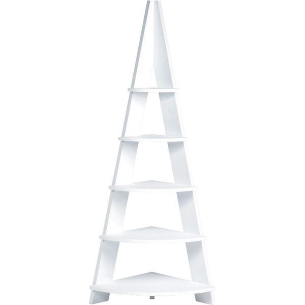 高速配送 シンプルコーナーラック 収納棚 5段 ホワイト 幅57cm 奥行40cm 高さ137cm Nws560wh 値下げ Skylanceronline Com