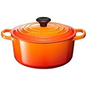 新発売の ル クルーゼ Le Creuset シグニチャー ココット ロンド 22cm オレンジ 超人気の Tv Creativetalentnetwork Com