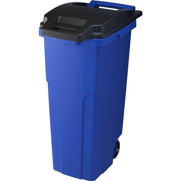 素晴らしい価格 可動式 ゴミ箱/キャスターペール (70C2 2輪 ブルー) フタ付き ダストボックス (家庭用品 掃除用品) ゴミ箱、ダストボックス