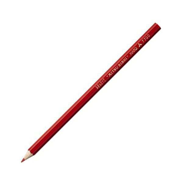 魅力の 三菱鉛筆 (まとめ) 硬質色鉛筆7700 (×5) 1ダース(12本) あかK7700.15 万年筆