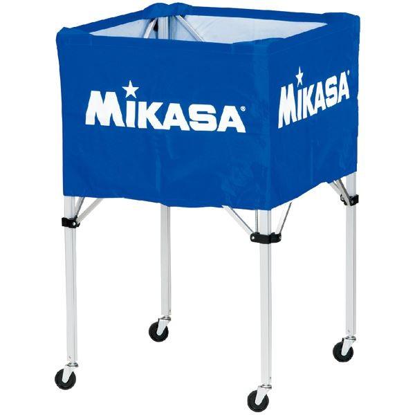 MIKASA(ミカサ)器具 ボールカゴ 箱型・大(フレーム・幕体・キャリーケース3点セット) ブルー (BCSPH)