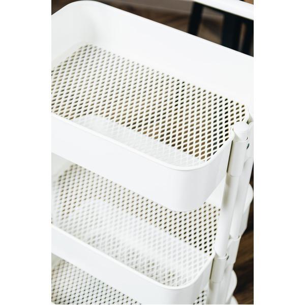 ハンドル キャスター付き キッチンワゴン アイボリー キッチンワゴン Ds アイボリー アリクリ 家 使用する用途を選ばない使いやすさデザイン性を両立させたワゴンはキッチンに置いて使うのはもちろん 左右の2本の支 Ds ハンドル キャスター付き 店 大幅