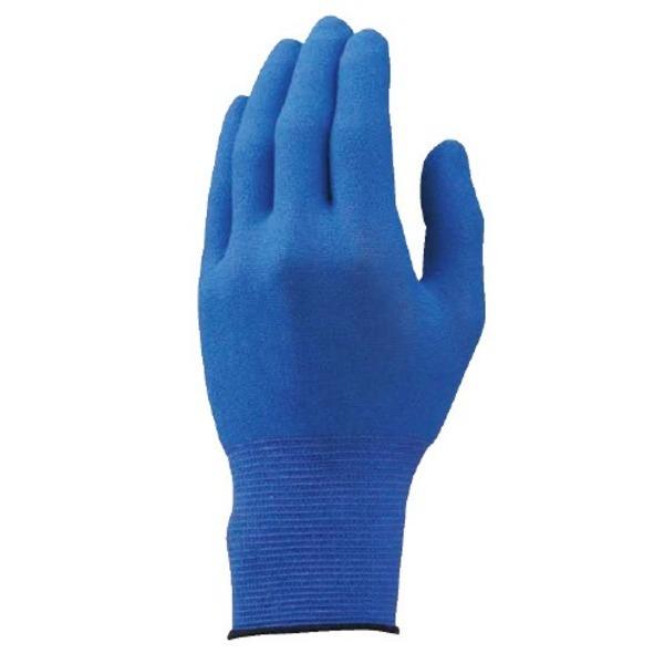 訳あり (まとめ)ショーワグローブ B0620 EXフィット手袋20枚 M/ブルー(×5) 使い捨て手袋