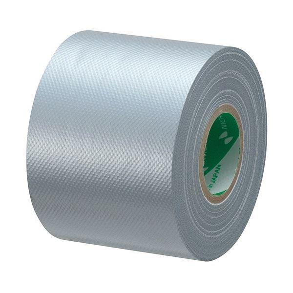 (まとめ) ニチバン 布粘着テープ コンパル 50mm×10m 銀 CPN1050 1(6巻) (×3)