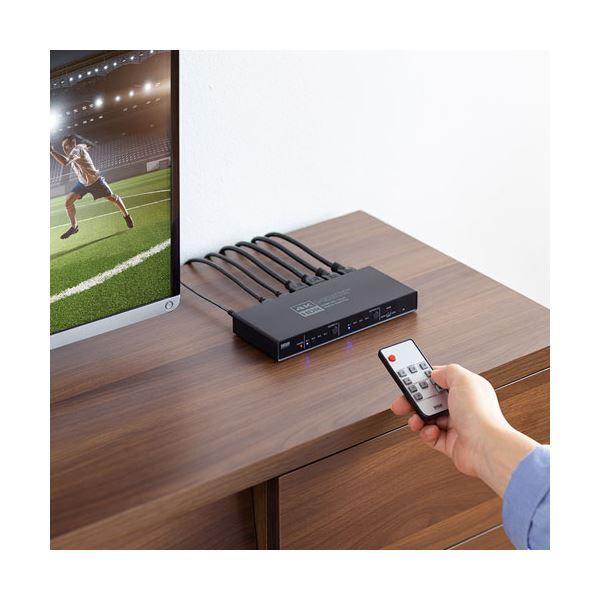 サンワサプライ 4K・HDR・光デジタル出力付きHDMIマトリックス切替器(4入力・2出力) SWHDR42H サンワサプライ 4K HDR 光デジタル出力付きHDMIマトリックス切替器 4入力 2出力 SWHDR42H