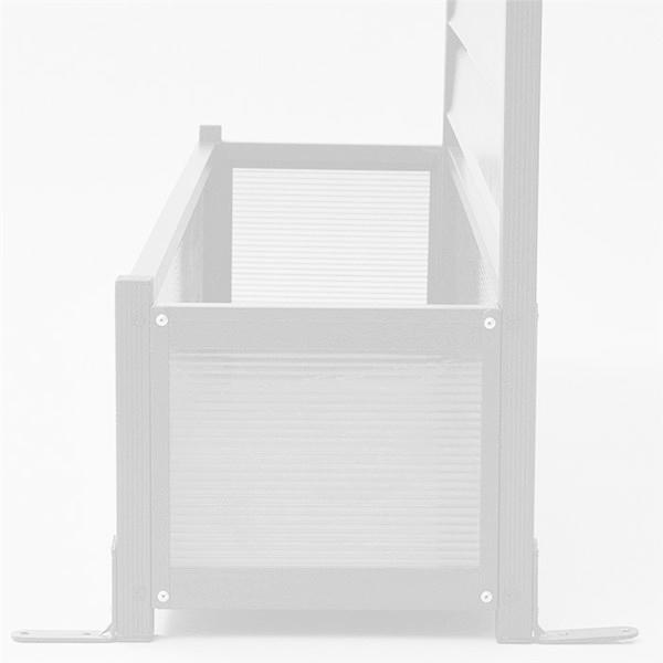 アルミ製 プランター 目隠しフェンス 約120×150cm ホワイト ルーバー型 ガーデニング用品 組立品 アルミ製 プランター 目隠しフェンス 約120×150cm ホワイト ルーバー型 ガーデニング用品 組立品 ガーデニング サイズ 5kg