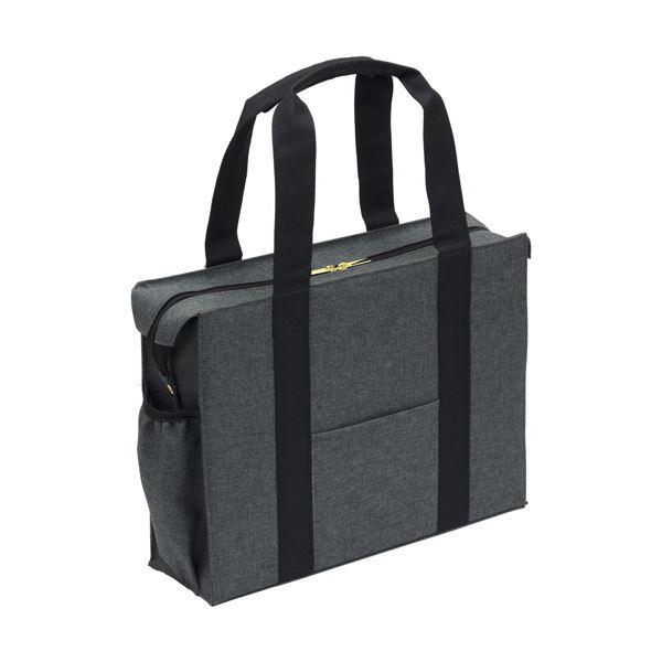 (まとめ)サクラクレパス ノータムオフィス・トートバッグ C(キャリータイプ) ダークグレー UNTA4C#144 1個(×5)