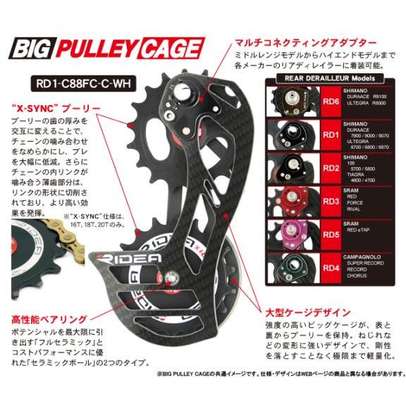 美品 RIDEA リデア RD6-C60FC-C カーボンケージ 付属品あり