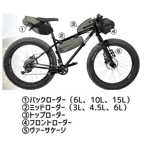 TOPEAK（トピーク） バックローダー 15 グリーン リアバッグ 自転車