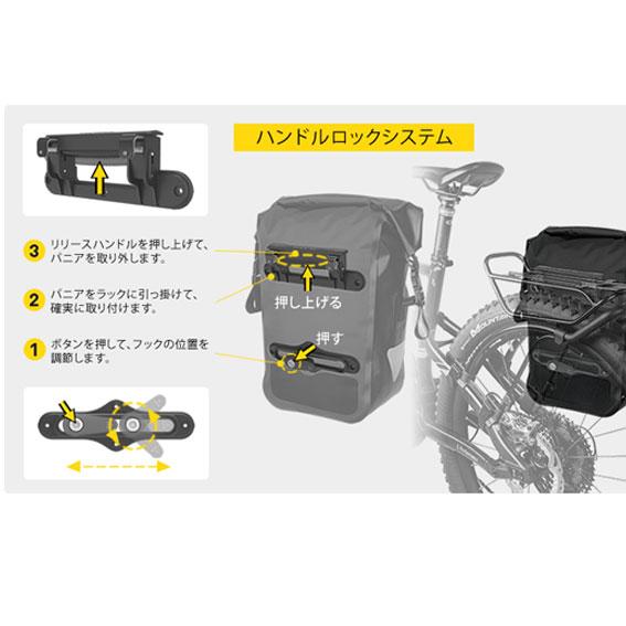 TOPEAK（トピーク） パニア ドライバッグ 16L (1個) サイドバッグ 