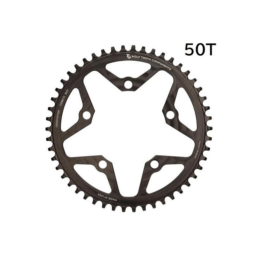 Wolf Tooth ウルフトゥース 110 BCD 5 Bolt Chainring 50T compatible with SRAM Flattop チェーンリング 自転車 ゆうパケット/ネコポス送料無料｜aris-c｜02