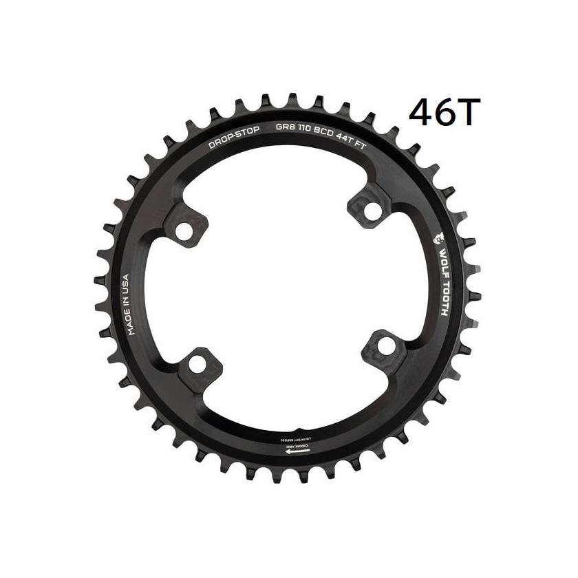 Wolf Tooth ウルフトゥース 110 BCD 4-Bolt Chainring for SHIMANO GRX