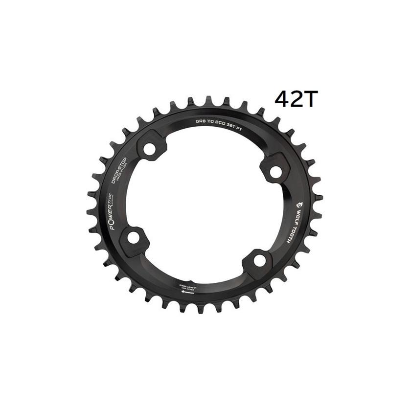Wolf Tooth ウルフトゥース Elliptical 110 BCD 4 Bolt Chainring for