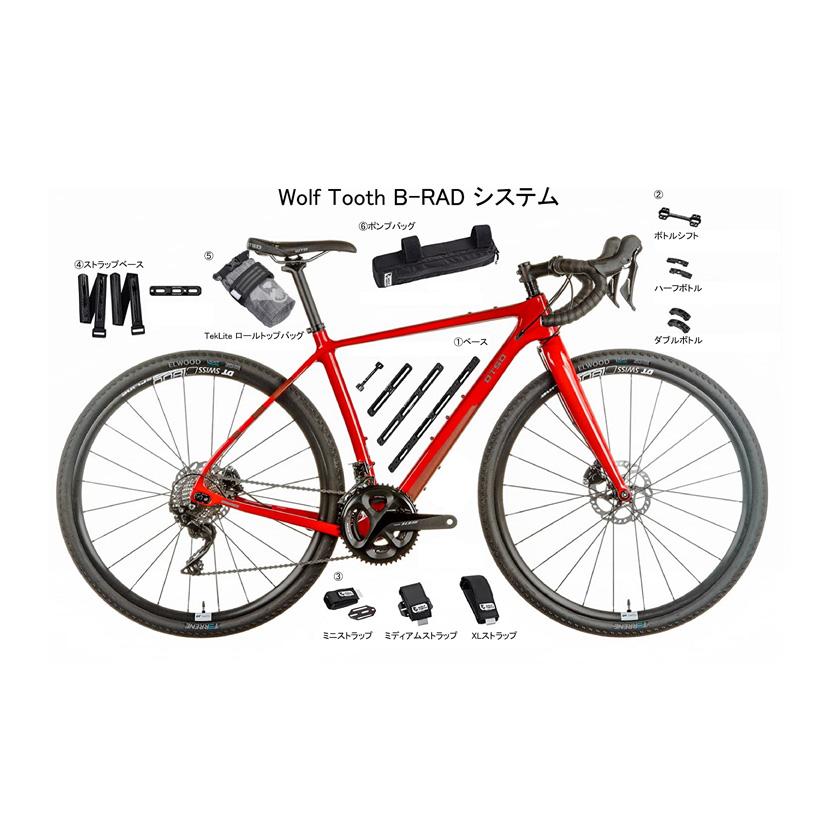 Wolf Tooth ウルフトゥース B-RAD TekLite Roll-Top Bag 0.6L 