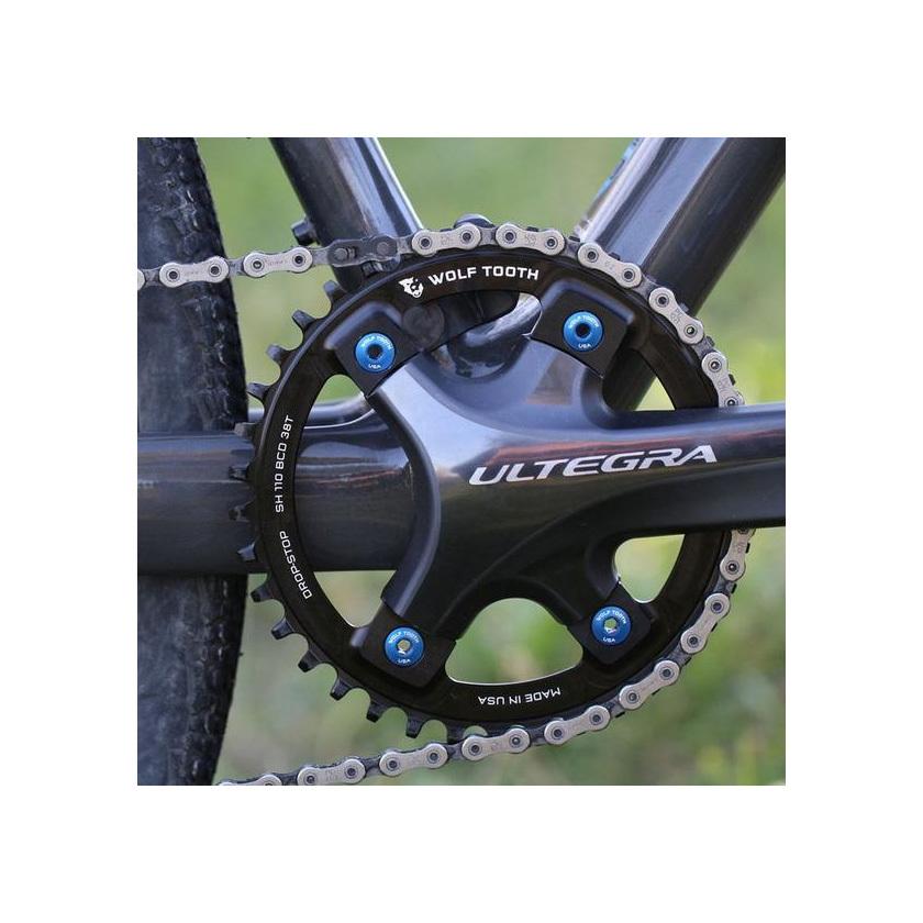Wolf Tooth ウルフトゥース 110 BCD Chainring For Shimano 4 Wolf Tooth ウルフトゥース 110 BCD Chainring For Shimano 4