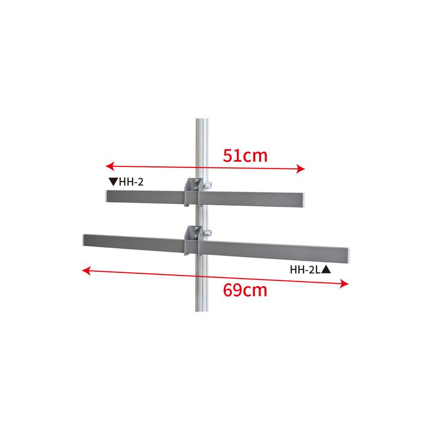 ミノウラ Hobby Towerシリーズ アタッチメント HH-2L ハンガーAタイプ角ロング 自転車 ディスプレイ 追加パーツ 収納 送料無料 一部地域は除く｜aris-c｜02