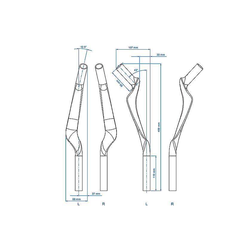 PROFILE DESIGN 43 ASC エクステンションバーノミ カーボン PROFILE DESIGN 43 ASC エクステンションバーノミ カーボン
