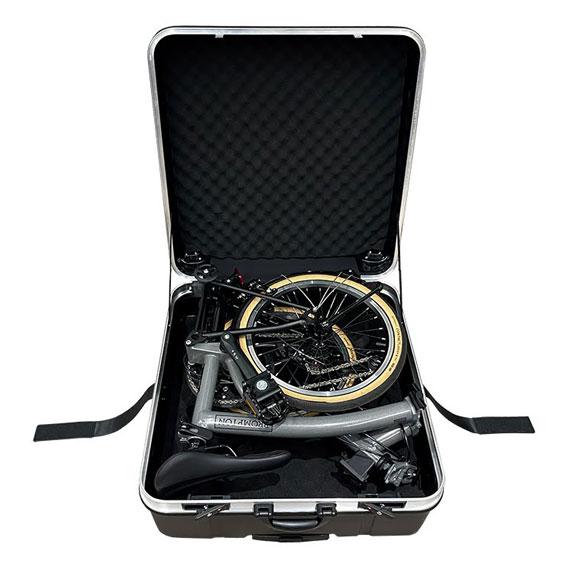 BROMPTON ブロンプトン B&W foldon case with 4 wheels ハードケース  輸行用 自転車 送料無料 一部地域は除く｜aris-c｜02