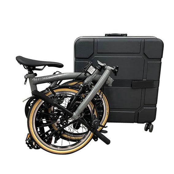 BROMPTON ブロンプトン B&W foldon case with 4 wheels ハードケース  輸行用 自転車 送料無料 一部地域は除く｜aris-c｜03