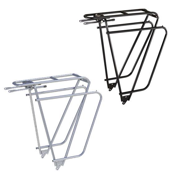 チューブス 自転車アクセサリー ロゴ クラシック ラック/荷台 サイクル/自転車  26/28インチ用  ブラック tubus チューブス ロゴ クラシック 26/28兼用 ブラック シルバー