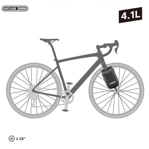 ORTLIEB（オルトリーブ） フォークパック 4.1L 超軽量 防水 防塵