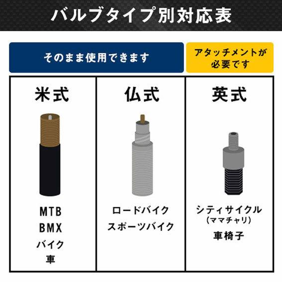 LANDCAST ランドキャスト マジックポンプ ケージ付き LC-MG 携帯 空気入れ ポンプ 自転車 送料無料 一部地域は除く｜aris-c｜08