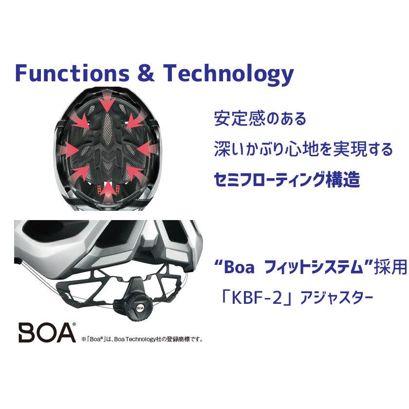 OGK Kabuto ヘルメット VOLZZA ヴォルツァ ホワイトブルー 自転車 送料無料 一部地域は除く｜aris-c｜06