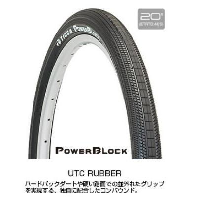 TIOGA タイヤ パワー ブロック 20"×1-3/8" 送料無料 一部地域は除く｜aris-c