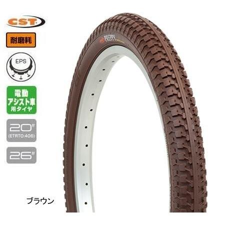 GIZA PRODUCTS ギザ/CST タイヤ プレッピー 20x2.125 ブラウン