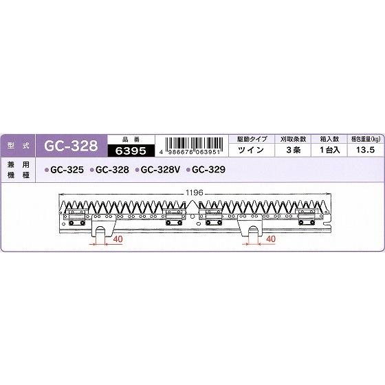 ヤンマー（YANMAR） ナシモト工業製 コンバイン 刈刃 3条 GC325/GC328/GC328V/GC329 : アライズ - 通販 ...