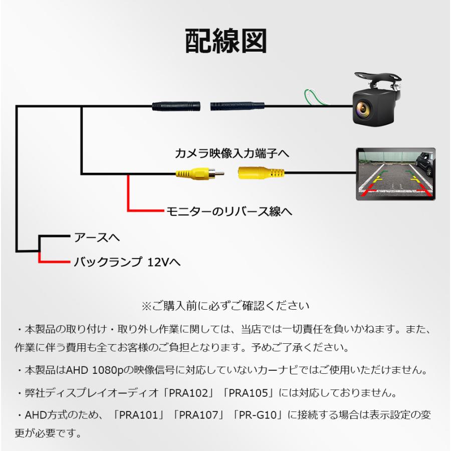 PORMIDO バックカメラ AHD 1080P CMOSセンサー リアカメラ 200万画素