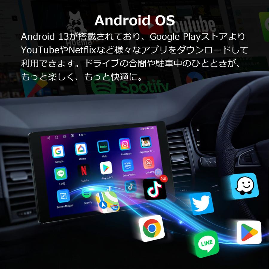 PORMIDO 【NEW】ディスプレイオーディオ QCM6115 6GB+128GB 1din