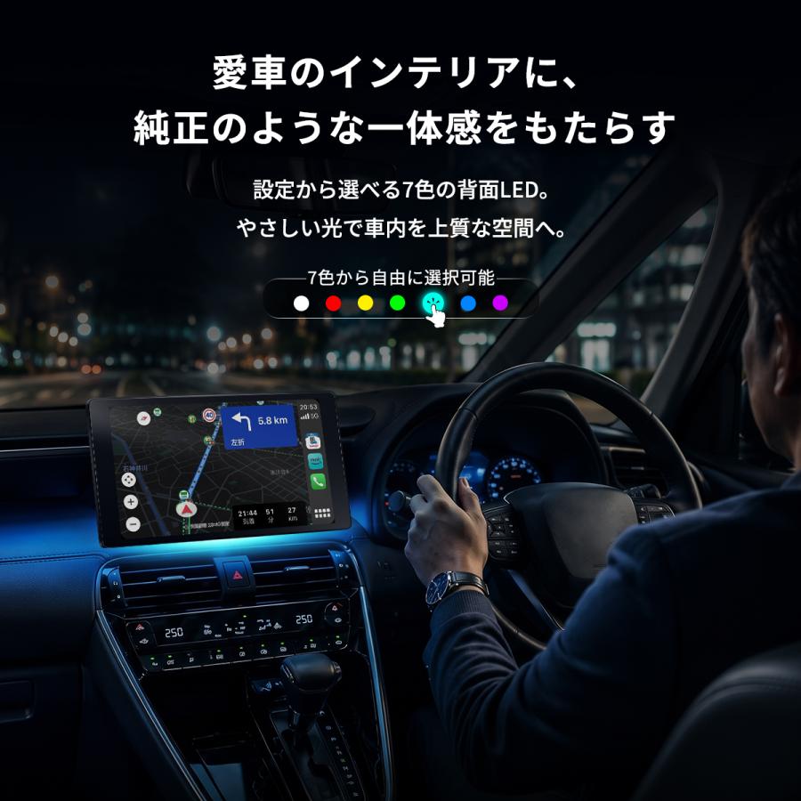 PORMIDO 2026 ディスプレイオーディオ 10.1インチ 1din carplay