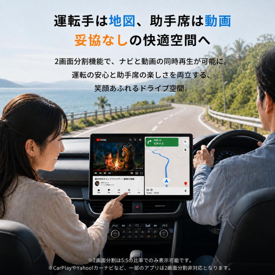 PORMIDO NEW ディスプレイオーディオ HDMI入出力 QCM6125 8GB+256GB