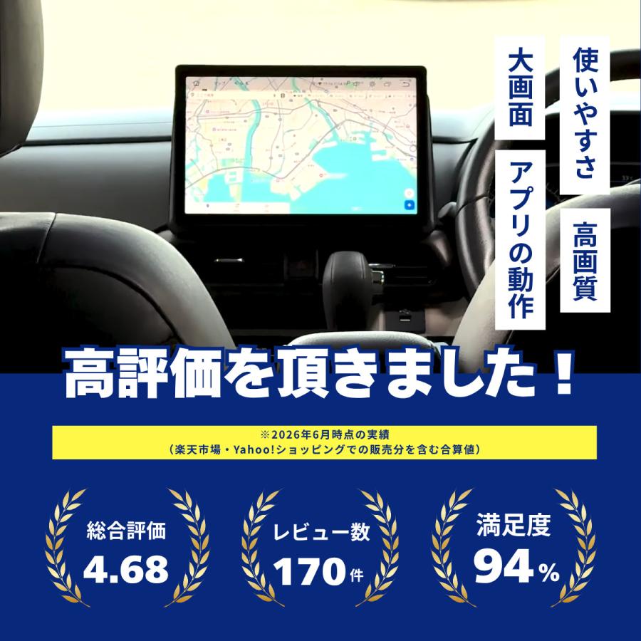 PORMIDO ディスプレイオーディオ 13.3インチ HDMI出力 QCM6125 8GB+