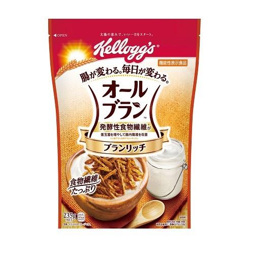 ケロッグ オールブランリッチ袋 ２３５ｇ １２個 送料無料 モグモグポッケ 通販 Paypayモール