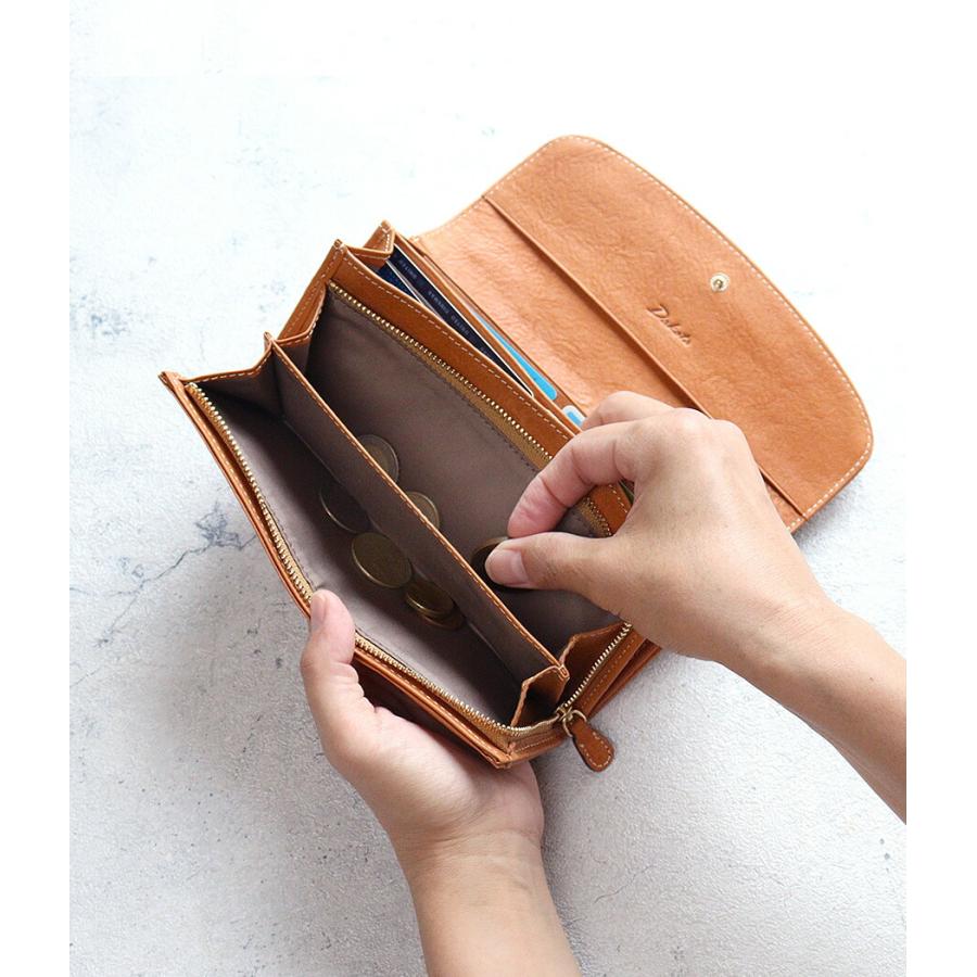 Dakota（ダコタ） 長財布 かぶせ イデーア ゼオライト鞣し SDGs ワン