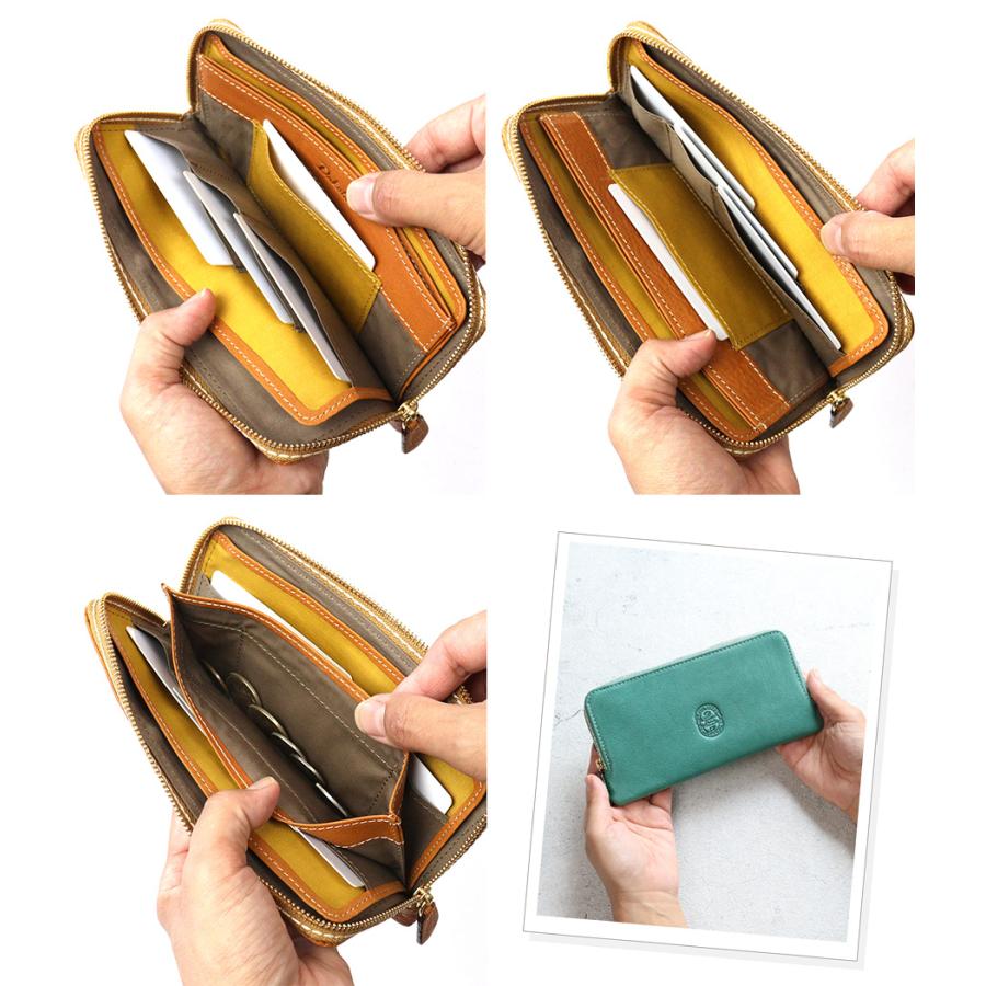 Dakota（ダコタ） ラウンドファスナー長財布 薄型 小さめ コンパクト