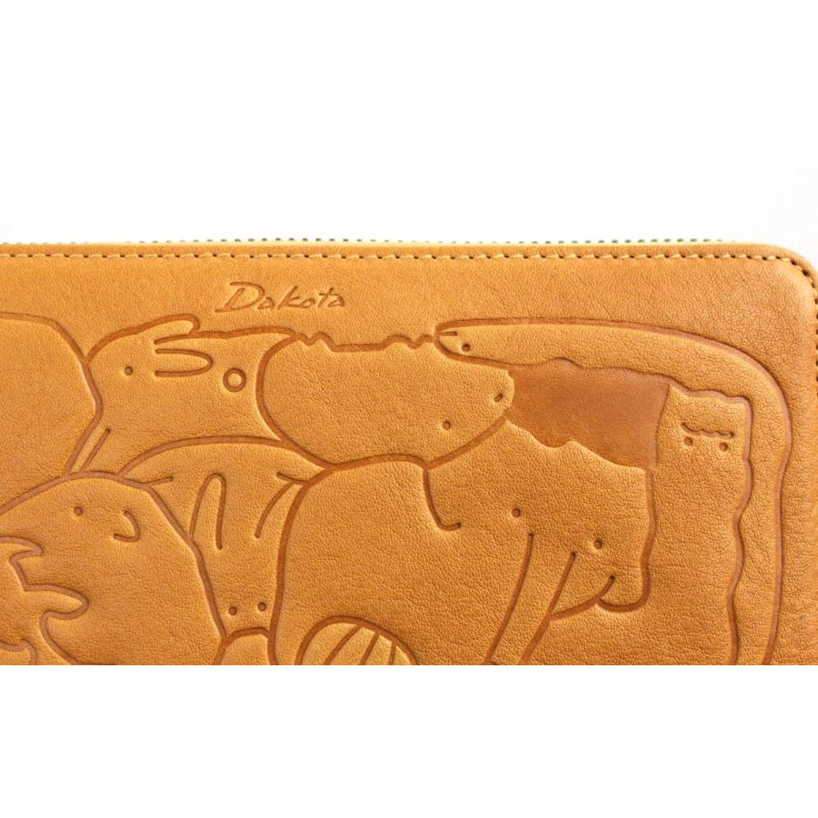 Dakota（ダコタ） グレー再入荷 長財布 ラウンドファスナー アニマーレ