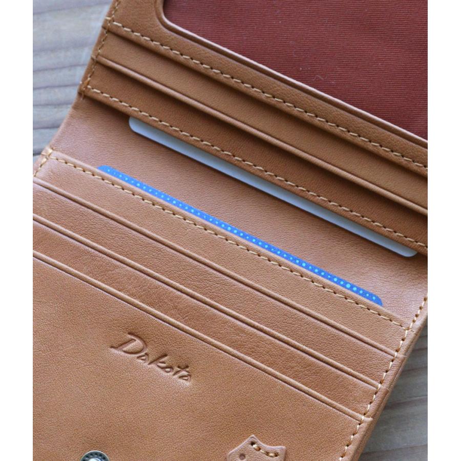 Dakota（ダコタ） 二つ折り財布 薄型 コンパクト 小銭入れなし