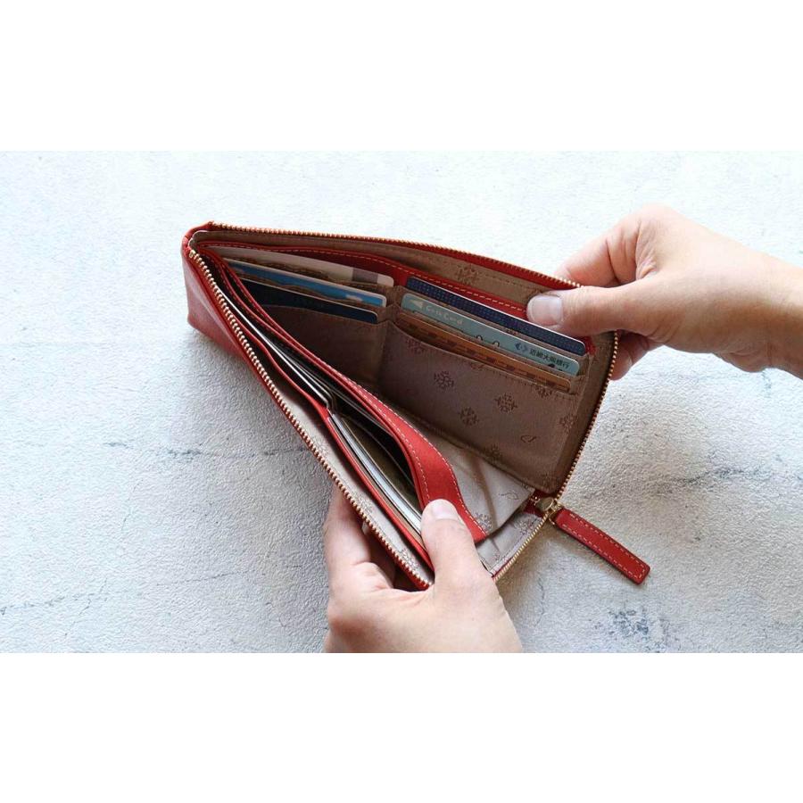 Dakota（ダコタ） 財布 薄型 長財布 L字ファスナー コッチャ 貝殻 風水
